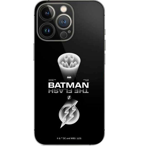 DC Comics The Flash Movie: Batman Flash Future & Past iPhone 14 Pro Skin